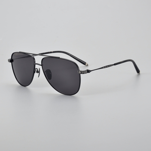 Ch8231 2024 Nieuwe Y 2K Oculairs Zonnebril Vrouwen Hoge Kwaliteit Titanium Piloot Bruin Zwart Blauw Lens Punk Mens Designer Zonnebril - Product Image 5