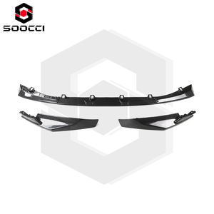 Labio delantero de fibra de carbono seco <span class=keywords><strong>M</strong></span> Performance Style para BMW G80 G81 M3 G82 G83 M4 Bumper MP Splitter Spoiler Difusor Good Match - Product Image 3