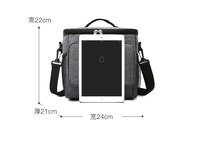 Sac à déjeuner isotherme pratique en PEVA, personnalisé par sublimation, étanche, pour pique-nique familial, enseignants et travail au bureau - Modèle 2026