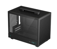 Boîtier de jeu Deepcool CH160 NOIR&BLANC, compatible avec les cartes mères Mini-ITX, boîtier de PC de jeu, châssis de PC