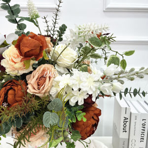 2025 Venta caliente boda flor bola decoración precio de fábrica al por mayor respetuoso con el medio ambiente Bola de flores de seda - Product Image 4