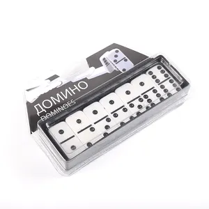 Manufacturers Cheap Wholesale Educational Toy Ivory Plastic Toppling Dominoes Set For Children