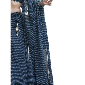 Robes de soirée Precious Black Laheriya Print Georgette Lehenga Choli avec Dupatta - Product Image 1