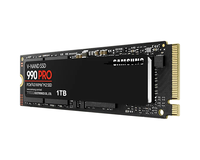 عرض ساخن سام سونغ 990 برو 1/2/4 تيرا بايت PCIe 4.0 x4 NVMe M.2 سرعات تصل إلى 7,450/6,900 ميجا بايت/ثانية كفاءة طاقة