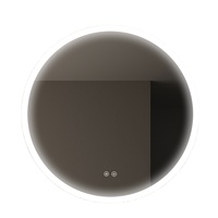Miroir de courtoisie à LED au design moderne de l'usine professionnelle avec contrôle tactile réglable Fonction illuminée de style salle de bain amélioré