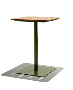 Contemporary Farmhouse Style <b>Bar</b> <b>Table</b> Sustainable Wood and Metal Home Centerpiece for Small Spaces Versatile for <b>Kitchen</b> Use - Product Image 2
