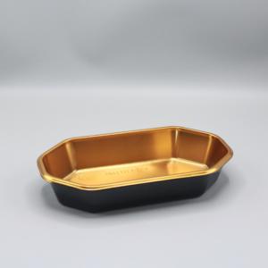 Thanh lịch Vàng & Đen Pet nhựa Bát bán buôn thanh Lịch Tấm & bát - Product Image 3