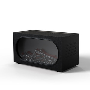Flame Fireplace Humidifier for <strong>Audio</strong> Box Aromatherapy Machine7 Colors LED Lights Ultrasonic Cool Mist Aroma <strong>Diffuser</strong> for Home - Product Image 6