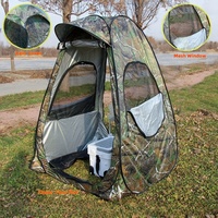 Abri de jour camouflage, auvent imperméable, tente pop-up portable, tente de douche pour la chasse, la pêche, le camping, le bain en plein air