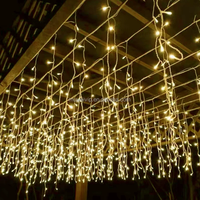 Lampes à LED en forme de goutte de cristal Muwei, lumières suspendues pour plafond, guirlandes lumineuses pour événements, banquets, décoration de scène