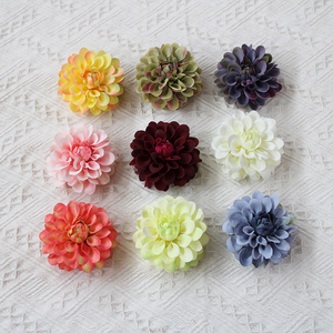 Tête de fleur artificielle Mini Dahlia pour arrangement floral de mariage, décoration d'ambiance, fleur en soie DLJ-286, style étranger - Product Image 2