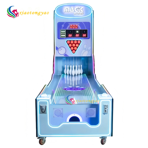 <b>Amusement</b> Mini Arcade Bowling Game <b>Machine</b> for 1 Player Kids Game with 1 Year Warranty Wood & Plastic English - Product Image 2
