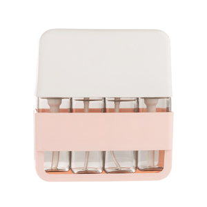 Ensemble de flacons de <span class=keywords><strong>voyage</strong></span> rechargeables en plastique vides 4 en 1 pour femmes, <span class=keywords><strong>kit</strong></span> de flacons de <span class=keywords><strong>voyage</strong></span> anti-fuite pour shampooing, lotion, liquides en <span class=keywords><strong>avion</strong></span> - Product Image 4