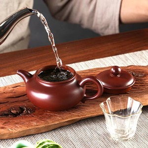 Théière en argile violette populaire fabriqué<span class=keywords><strong>e</strong></span> à la main service à thé traditionnel Kongfu petit volume 150 ml <span class=keywords><strong>Zi</strong></span> Sha Hu - Product Image 5