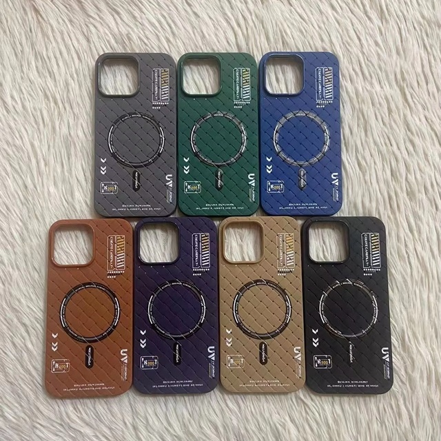 For iPhone 16 15 14 13 Fashion Crochet Phone Case for Infinix SMART9 HOT50I Printing Magnetic Pattern Design Phone Cover