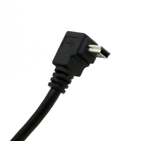 Cable de Carga de Datos USB 2.0 de 5 Pines y 10 Pines Mini B, Conector JST de 3 Metros, Ángulo en Forma de L de 90 Grados para Uso con Cámara