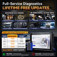Escáner de Diagnóstico Inalámbrico para Automóviles MUCAR 892BT con Actualizaciones Gratuitas de por Vida, Compatible con CAN FD DoIP, Cobertura para el 95% de los Vehículos