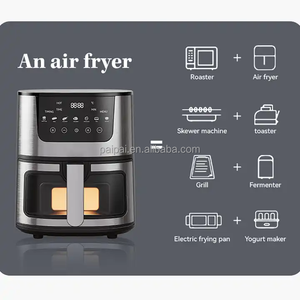 Lò nướng chiên không dầu thông minh đa năng dung tích lớn 6L 8L 10L bằng thép không gỉ dùng cho gia đình - Product Image 2