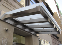 Auvent de balcon rétractable en verre Prima, facile à installer, de haute qualité, anti-poussière et imperméable