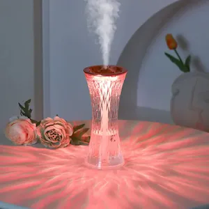 Hot Crystal Table Lamp for Bedroom 7 Colors Touch Dimmable air humidifier Night Light USB LED bedroom aroma diffuser desk Lamp