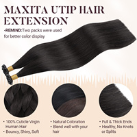 Extensions de cheveux vierges 100% naturels en gros, double épaisseur, cheveux russes bruts, cuticules Remy, kératine, micro-liens en U, pointe en K, qualité salon