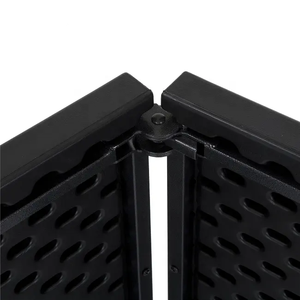 <span class=keywords><strong>Table</strong></span> <span class=keywords><strong>pliante</strong></span> en plastique <span class=keywords><strong>noire</strong></span> de 6 pieds, portable, rectangulaire, personnalisée, pour jardin, cour, hôpital, banquet, mariage, vente en gros à bas prix - Product Image 5