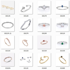 Anneaux en argent sterling 925 en forme de poire Morganite plaqué or rose Anneau délicat pour femmes Bijoux fins Anneau d'usine - Product Image 4