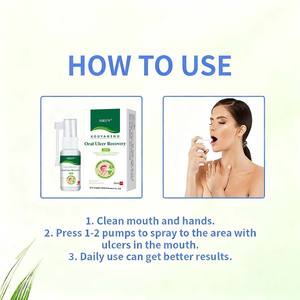 Enjuague Bucal para el Alivio de Úlceras Orales, Promueve la Reparación Mucosa, Reduce la Hinchazón, Acelera la Curación, Aliento Fresco, Uso Diario - Product Image 5