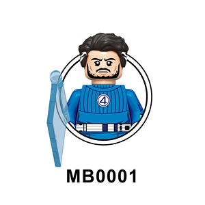 MB0002 Superhéroes Fantastic Four Movie Doctor Doom Silver Surfer Human Torch Thing Building Block Figuras <span class=keywords><strong>Juguetes</strong></span> G0141 - Product Image 3