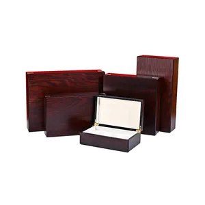Luxury Glossy Gift Packaging Wooden Box Tea Storage Box Wood Favor Boxes