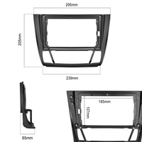 Podofo 9'' Kit de cadre et panneau de tableau de bord pour BMW Série 1 2008-2012 avec Canbus, accessoires automobiles, fournisseur en gros OEM
