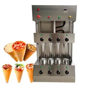 Mesin Pembuat Pizza Otomatis Frozen Oven untuk Membuat Pizza Cone