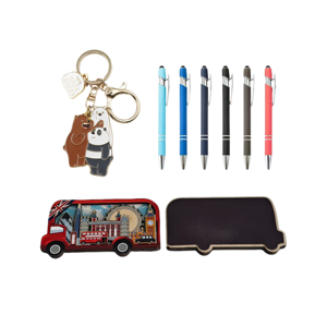 Design Customized Logopvc Keychain Marketing Promotion Corporate Gift Set Creative Advertising Combination Set - Product Image 1