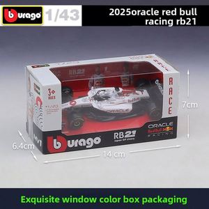 Modelo a Escala 1:43 del Auto de Carreras <span class=keywords><strong>F1</strong></span> Red Bull RB21 2025, de Aleación, para Niños, Temporada 2025, Juguete de Simulación, Calidad Premium, Coleccionable - Product Image 4