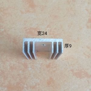 ฮีทซิงค์อะลูมิเนียม To220 ขนาด 24x9x30 มม. สำหรับมอสเฟต 7805 SCR ซีเนอร์ไดโอด 7812 บล็อกระบายความร้อน - Product Image 2