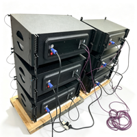 PA POWER AUDIO VR-210 Dual 10 Inch 1400W Peak Power Line Array Speaker Portable Aktif untuk Pertunjukan Luar Ruangan