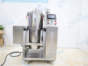 Machine de mélange automatique YETO haute vitesse pour poudres cosmétiques, maquillage, fards à paupières, blush, avec système de pulvérisation d'huile - Product Image 3