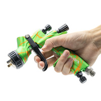 Pistolet de pulvérisation pneumatique industriel efficace pour l'automobile, gobelet de 600 ml, 2 L/min, Neolex HiQ 6200 URP, alliage d'aluminium, OEM HVLP, double action, CE