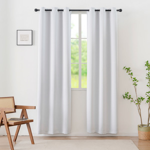 Cortinas opacas completas para sala de estar personalizadas XinLan, cortinas de ventana grandes para mantener el calor estilo granja - Product Image 2