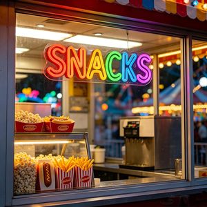 Snack neon LED dimmable USB powered ambient <b>light</b> store window decoration <b>light</b> street indicator <b>light</b> <b>landscape</b> <b>light</b> custom 5v - Product Image 1