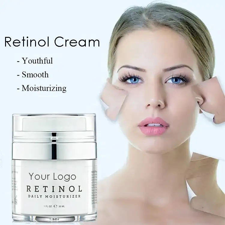 निजी लेबल त्वचा Whitening चेहरा क्रीम हाइड्रो चेहरा शिकन खिंचाव निशान हटाने विरोधी उम्र बढ़ने Retinol क्रीम