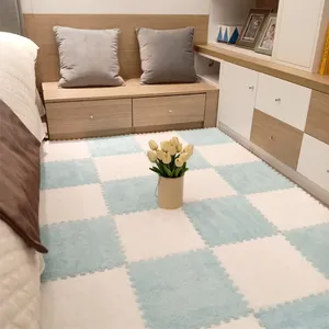 Tapis de sol en <span class=keywords><strong>mousse</strong></span> à emboîter Tapis de puzzle insonorisé épaissi <span class=keywords><strong>pour</strong></span> salon, chambre et salle de jeux <span class=keywords><strong>pour</strong></span> enfants - Product Image 2