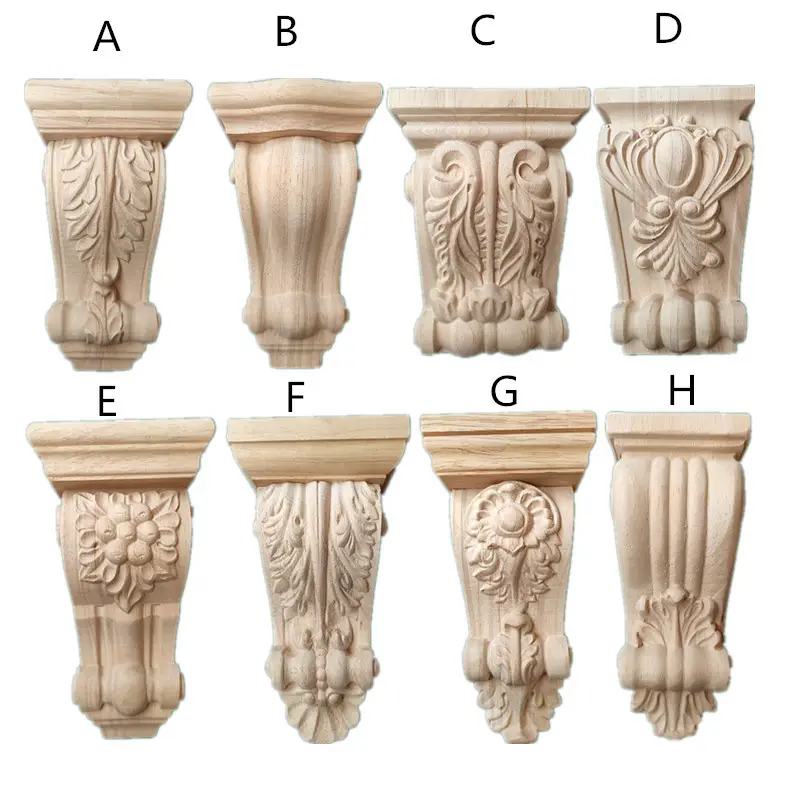 Dekoratif ukiran kayu corbils dekoratif diukir kolom phypon corbel