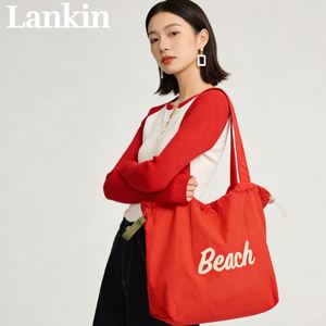 Trendy <b>Large</b> Capacity Nylon <b>Beach</b> <b>Bag</b>, Opening Closure Eco-Friendly Tote, Versatile Summer Travel Shoulder <b>Bag</b> - Product Image 3