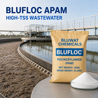 Polyacrylamide Anionique APAM pH 6-8 pour le Traitement des Eaux Usées à Haute Teneur en Solides en Suspension CAS 9003-05-8 Sac en Papier Kraft de 25 kg