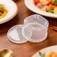 Boîte en plastique transparente en gros, anti-effraction, de qualité alimentaire, pour gâteaux, boîte en plastique résistante aux fuites