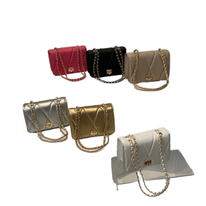 Bolsos de Moda Vintage al por Mayor, Novedad 2024, Bolsos de Hombro Elegantes para Mujer, con Cadena de Hilo, Correa Única, Acolchados - Product Image 1