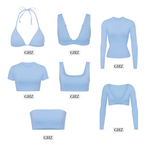 Friendly Eco Hot New Oem Fabric Mujeres Traje de baño Reciclar Reversible Conjunto de <span class=keywords><strong>Bikini</strong></span> personalizado Reciclado Sostenible Traje de baño de una pieza d - Product Image 2