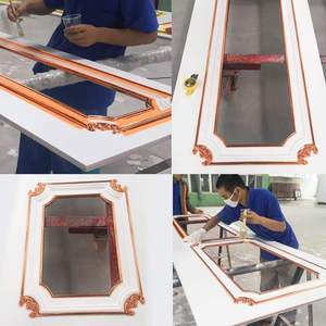 Foglia d'Oro Rosa di Taiwan 9x9cm, Fogli di Lamina d'Oro per Decorazione Mobili, Sculture, Soffitti e <span class=keywords><strong>Doratura</strong></span> <span class=keywords><strong>Metalli</strong></span> - Product Image 6