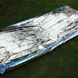 Emergency Aluminum Foil <b>Blanket</b> 1 Person Reflective Thermal Sleeping Bag <b>Waterproof</b> Outdoor Survival Gear - Product Image 4